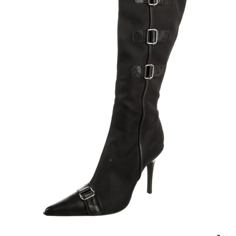 Casadei Black vintage Knee-High Boots